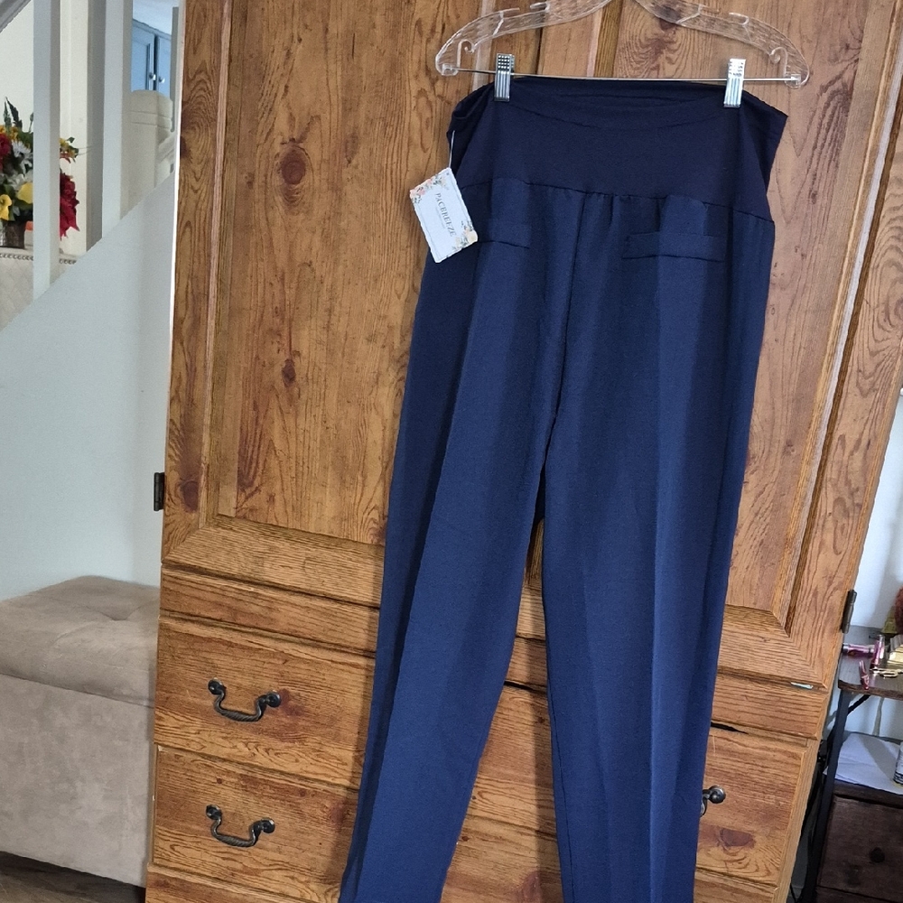 NWT Pacbreeze Over The Belly Maternity Pants 2XL